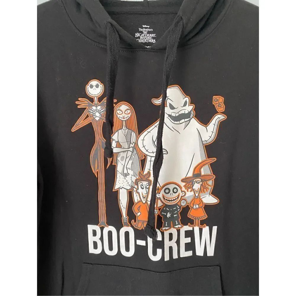 Disney nightmare before Christmas Halloween/Holiday boo crew hoodie size small